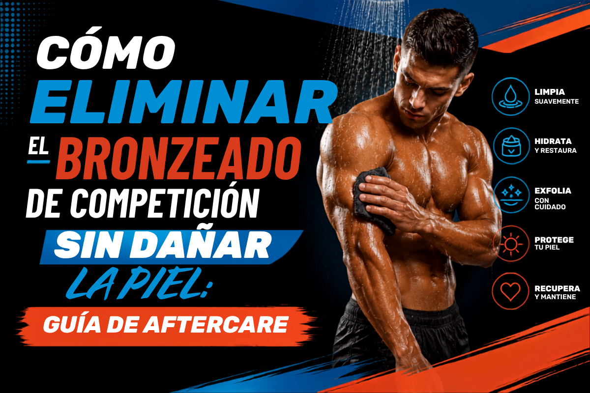 Cómo Eliminar el Bronzeado de Competición Sin Dañar la Piel: Guía de Aftercare