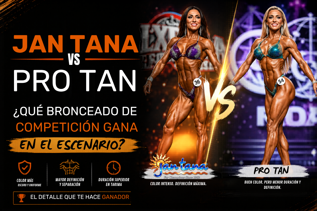 Jan Tana vs Pro Tan: ¿Qué Bronzeado de Competición Gana en el Escenario?