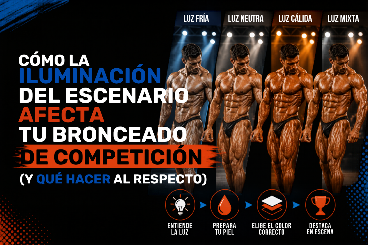 Cómo la Iluminación del Escenario Afecta tu Bronceado de Competición (y Qué Hacer al Respecto)