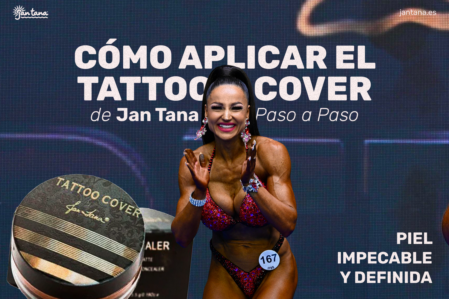 Cómo Aplicar el Tattoo Cover de Jan Tana Paso a Paso