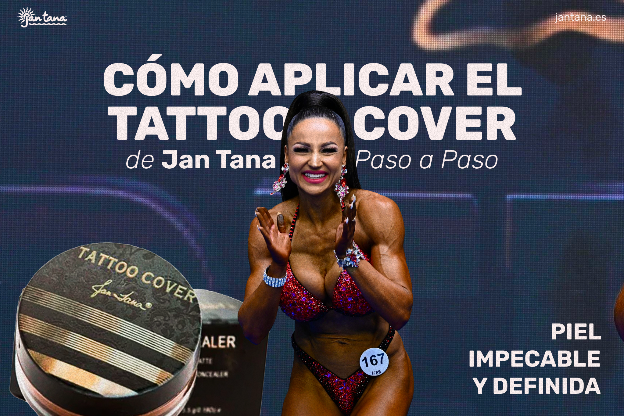 Cómo Aplicar el Tattoo Cover de Jan Tana Paso a Paso