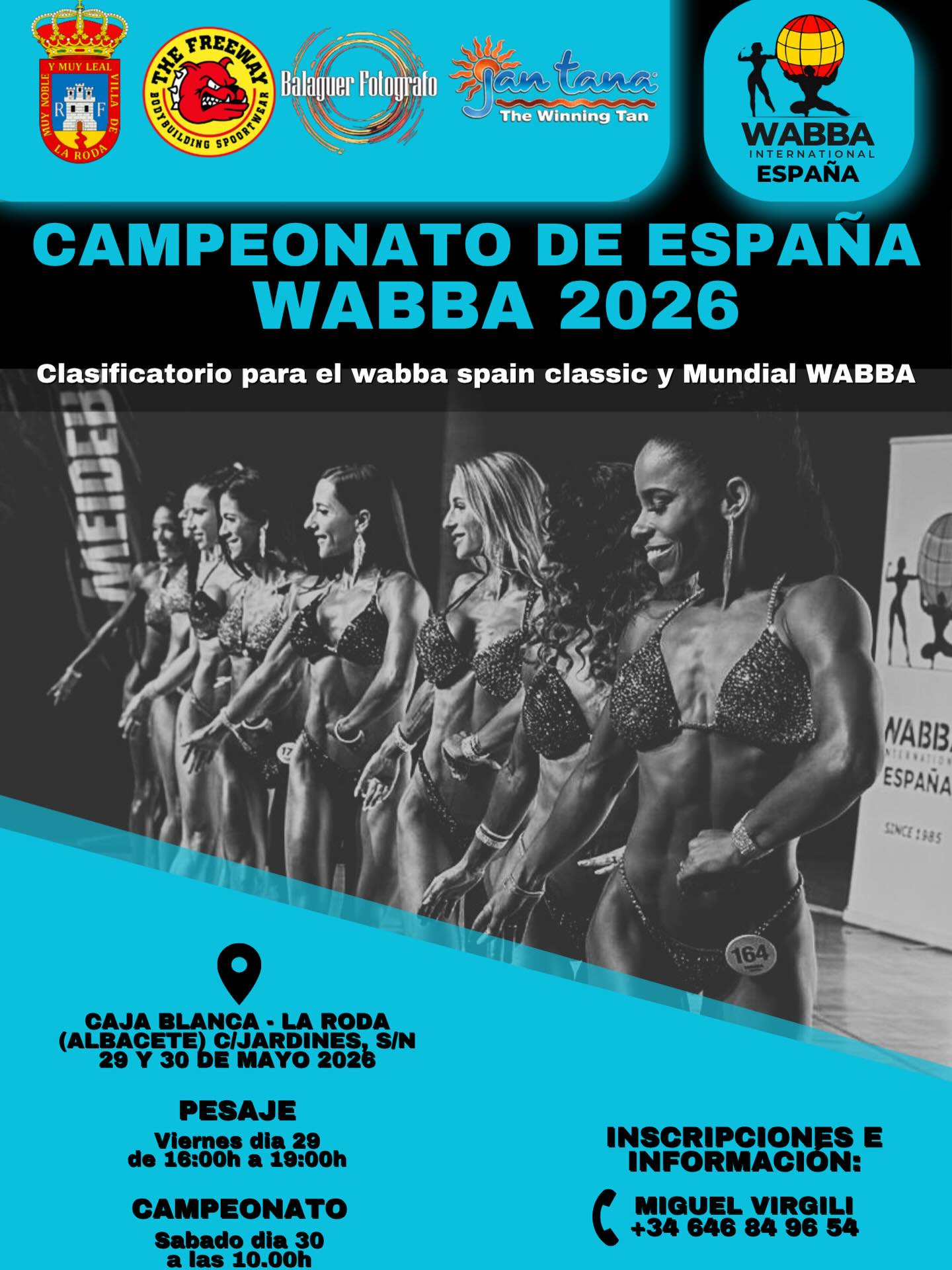 WABBA - Cpto. España 30-31 Mayo 2026 (La Roda)
