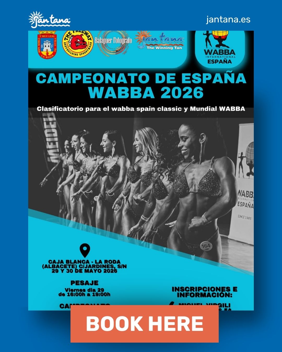 WABBA - Cpto. España 30-31 Mayo 2026 (La Roda)