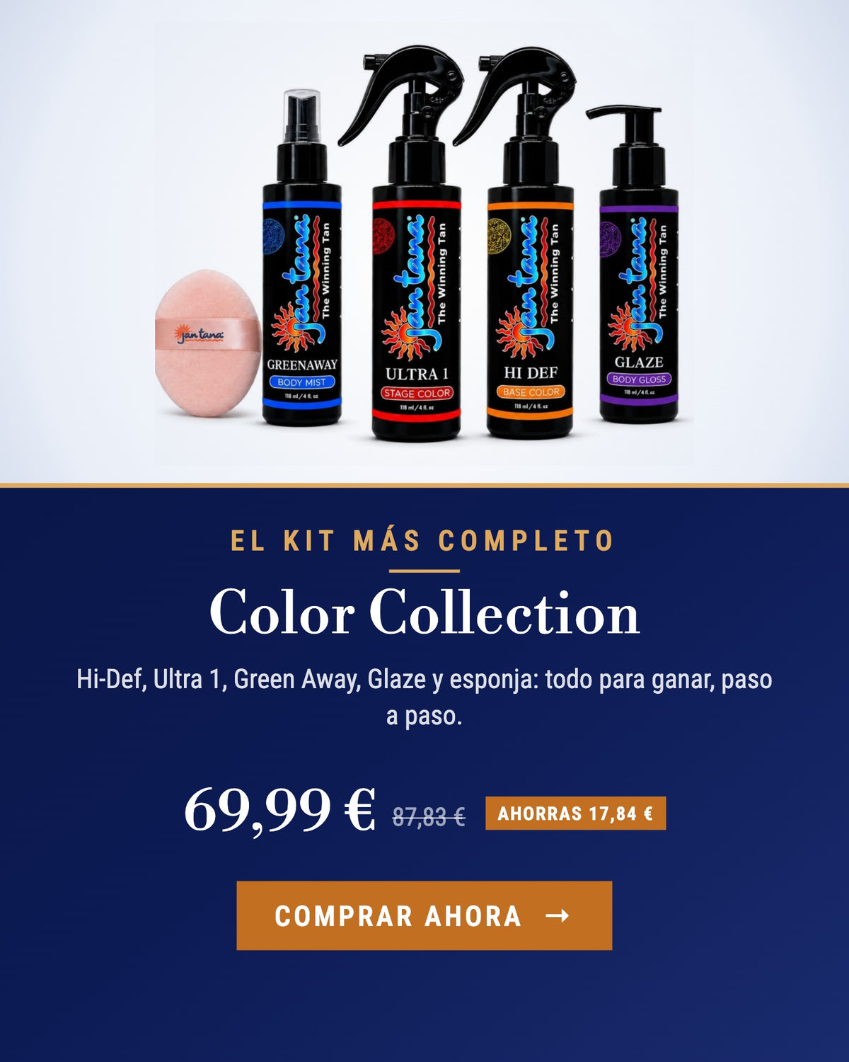 Jan Tana Color Collection, el kit de competición más completo